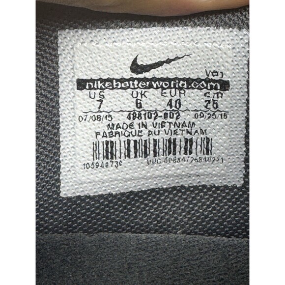 Nike Air Ring Leader Low Mens Size 7 488102-002 Gray Black Running Shoes - Picture 8 of 8